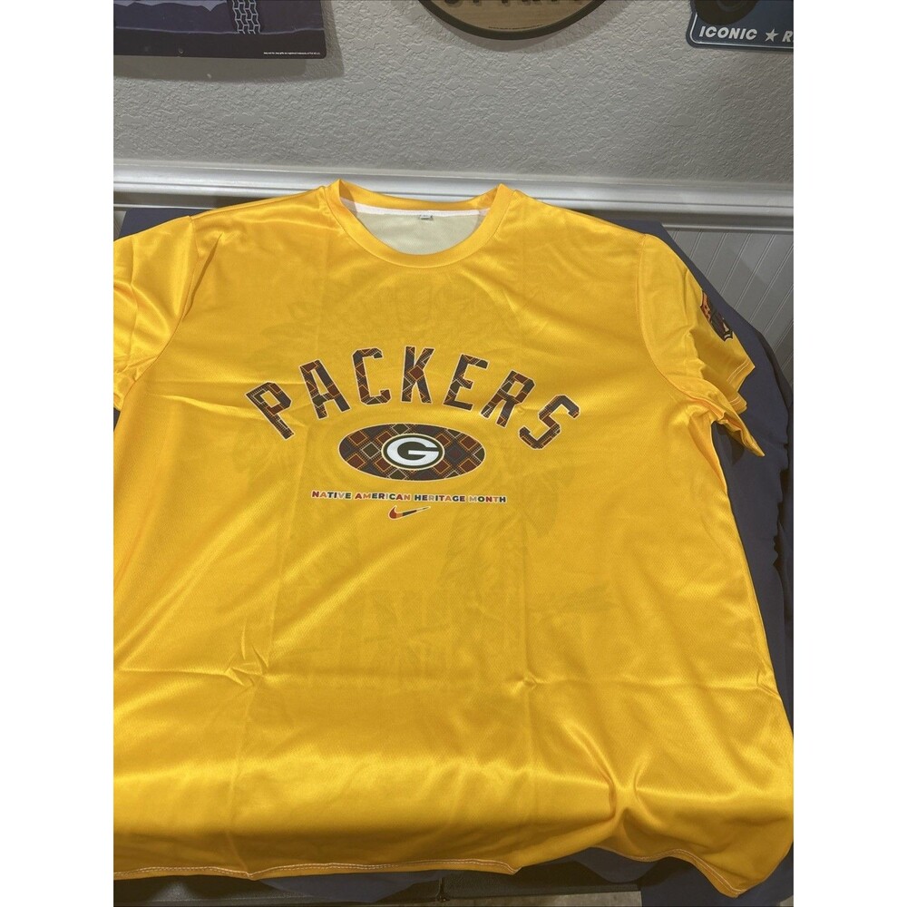 Green Bay Packers Native American Heritage Month Shirt XL